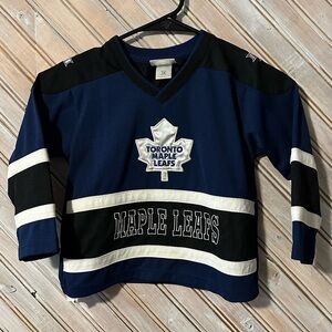 Kids 3T Toronto Maple Leafs NHL Hockey Jersey Vintage Embroidered Logo